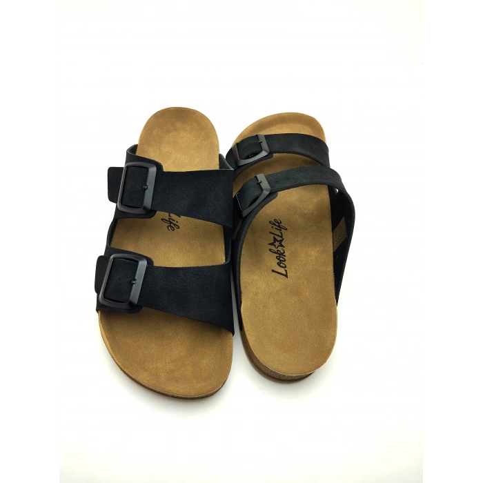 963 LOOK LIFE 45-48 -49-ORTOPEDİK RAHAT TOKALI TERLİK