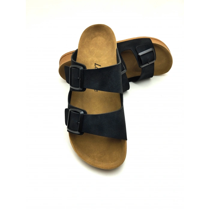 5963 ERKEK ORTOPEDİK ÇİFT TOKALI RAHAT GÜNLÜK  TERLİK