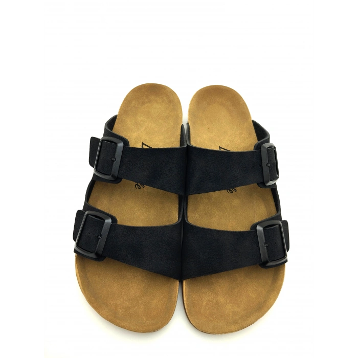 5963 ERKEK ORTOPEDİK ÇİFT TOKALI RAHAT GÜNLÜK  TERLİK