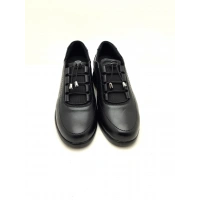 2025 AYMODA % YÜZ DERİ DOLGUTABAN LASTİKLİ KONFORT AYAKKABI