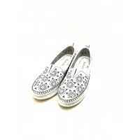 2050 AYMODA LAZERLİ DERİ GÜNLÜK RAHAT SOFT BAYAN AYAKKABISI