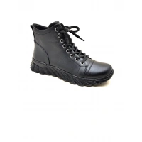 4053 AYMODA HAKİKİ DERİ KAUCUK TABANLI BAYAN SPOR BOT