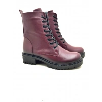 5003 MODA KADIN HAKİKİ DERİ UZUN KONÇLU POSTAL BOT