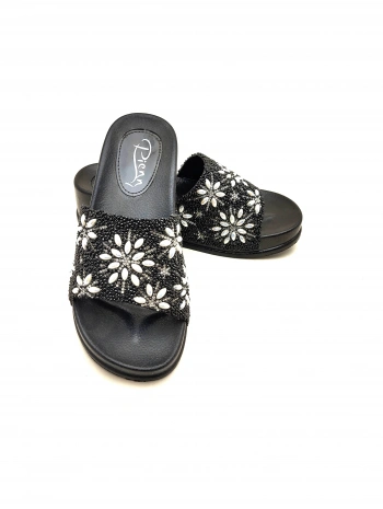 20028 PİENN YÜKSEK TABANLI TAŞLI KADIN TERLİĞİ