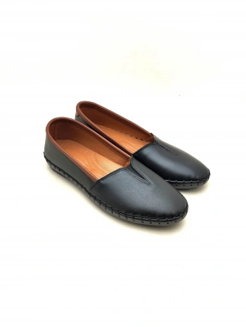 302 AYMODA BAYAN HAKİKİ DERİ ANATOMİK BABET