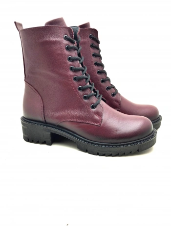 5003 MODA KADIN HAKİKİ DERİ UZUN KONÇLU POSTAL BOT