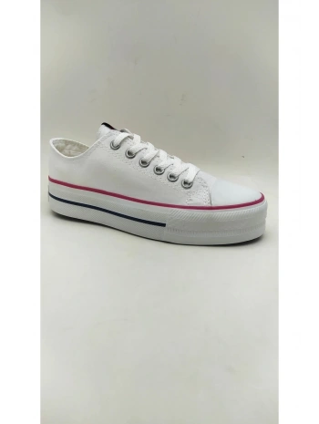 221929 BULLDOZER YÜKSEK TABANLI KISA KETEN AYAKKABI