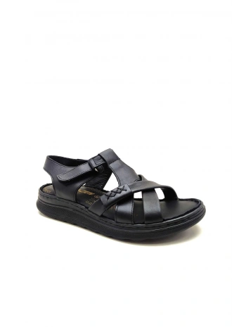 4002 VEFAZEN DERİ ANATOMİK SANDALET