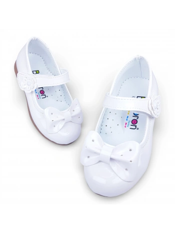 204 Ortopedik Kız Babet Bebek rugan Balerin Ayakkabısı