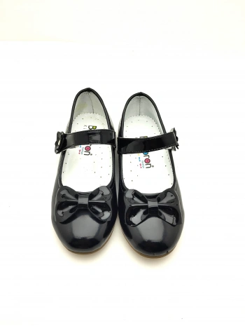 204 Ortopedik Kız Babet Bebek rugan Balerin Ayakkabısı