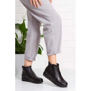 2012 AYMODA HAKİKİ DERİ FERMARLI  BAYAN KIŞLIK ANATOMİK RAHAT  BOT