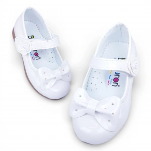 204 Ortopedik Kız Babet Bebek rugan Balerin Ayakkabısı