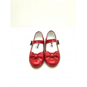 204 Ortopedik Kız Babet Bebek Balerin rugan Ayakkabısı