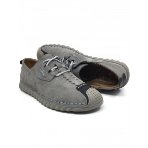 4485 %100 HAKİKİ DERİ 45-48- BÜYÜK NUMARA ERKEKORTOPEDİK  BAĞLI AYAKKABI