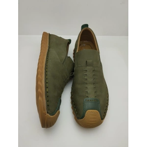 4486 HAKİKİ DERİ ORTOPEDİK YAZLIK YENİ SEZON 45-48-LASTİKLİ ÇARIK MODEL AYAKKABI