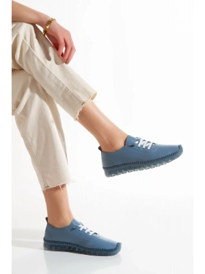 1701 VEFAZEN HAKİKİ DERİ SOFT ANATOMİK ŞEFFAF TABANLI KADIN AYAKKABISI