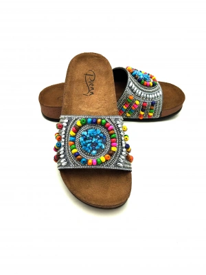 20050 PİENN TAŞLI ÇOK RENKLİ ANATOMİK BAYAN TERLİĞİ