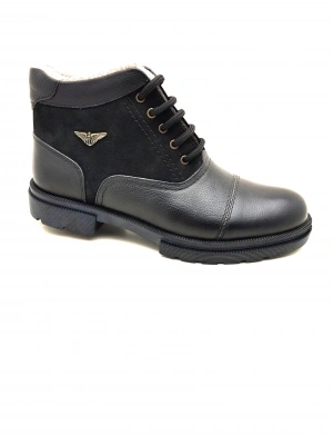 3408L UİS FİGO DERİ FERMARLI GARNİ ERKEK GÜNLÜK BOT