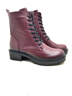 5003 MODA KADIN HAKİKİ DERİ UZUN KONÇLU POSTAL BOT