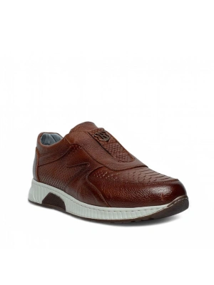 5070 MERT ERKEK POLİTABAN HAKİKİ DERİ  LASTİKLİ AYAKKABI