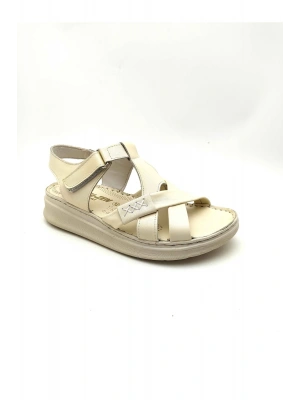 4002 VEFAZEN DERİ ANATOMİK SANDALET