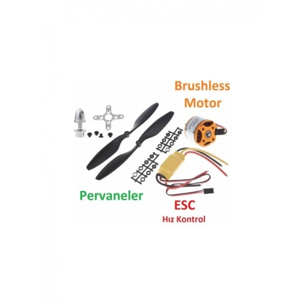 Bruhsless Motor 1400Kv A2212 Rc 1045 30A Esc Firmware Pervane