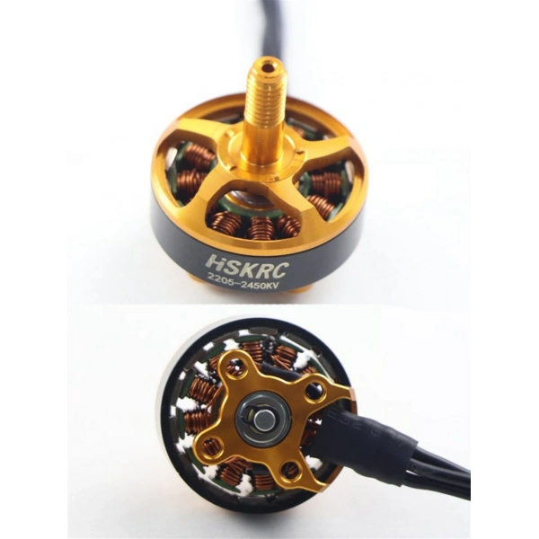 HSKRC 2205 2450KV 3-4S Fırçasız Motor