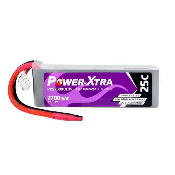 Power-Xtra PX2700XCL3S 3S1P 11.1V 2700 mAh Li-Po Pil - 25C