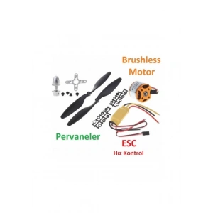 Bruhsless Motor 1400Kv A2212 Rc 1045 30A Esc Firmware Pervane