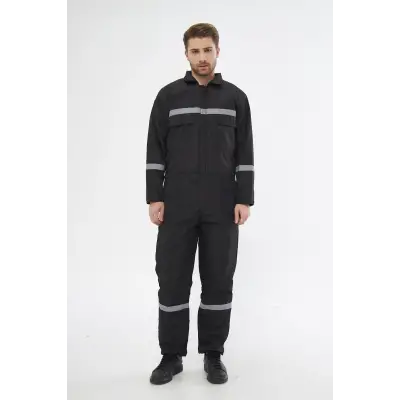 Bondit Soğuk Hava Tulumu Reflektörlü Kapitoneli