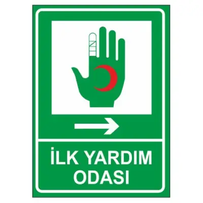 İlk Yardım Odası Levhası