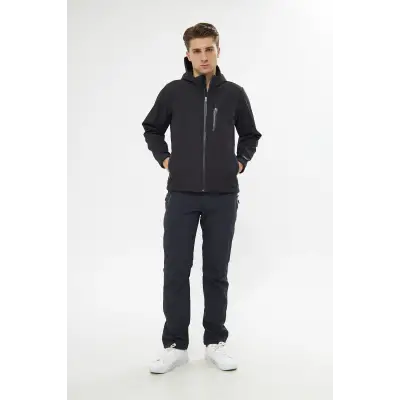 Orange Safety Gri Softshell Mont Ceket ve Pantolon Takım