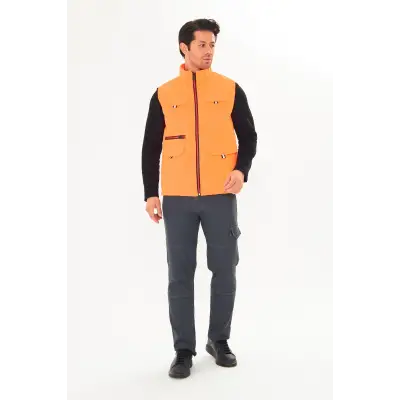 Orange Safety Softshell Turuncu Yelek