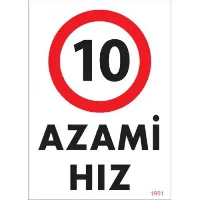 Pvc Levha Azami Hız 10 25*35 cm