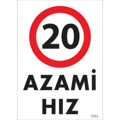 Pvc Levha Azami Hız 20 25*35 cm