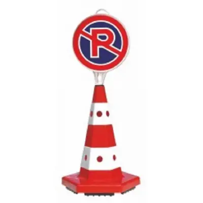 Trafik Konisi Park Yapılmaz Levhalı