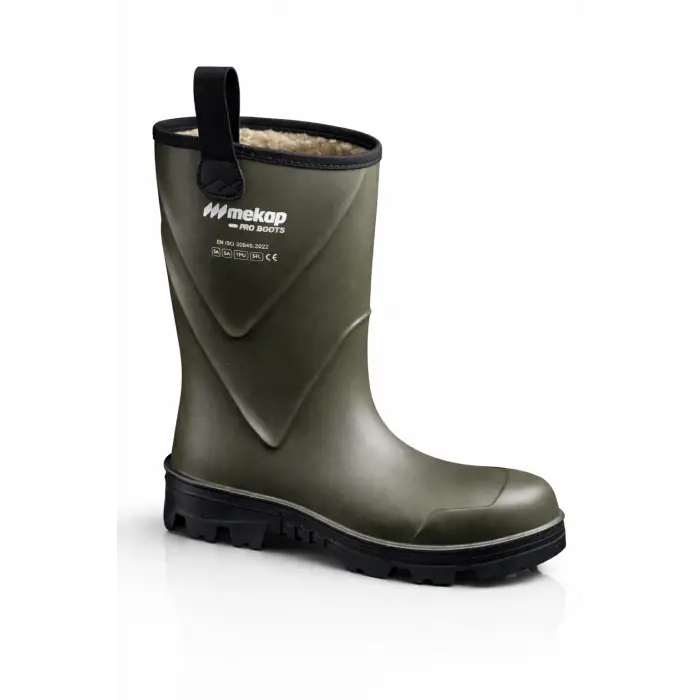Mekap Pro 101R-S4 Çelik Burunlu İçi Yünlü İş Güvenlik Çizmesi