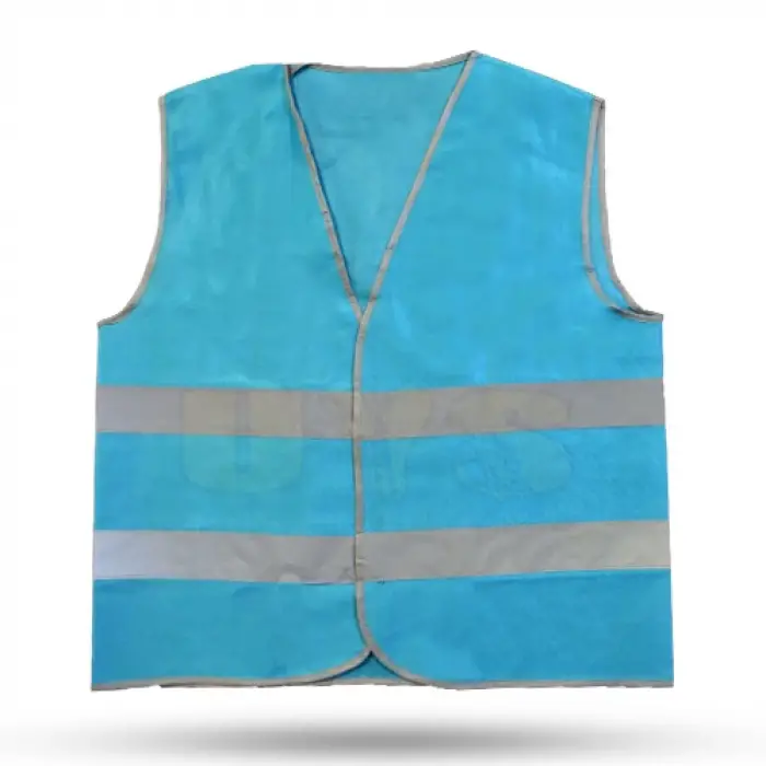 İkaz Yeleği Reflektifli Fosfor Mavi