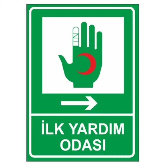 İlk Yardım Odası Levhası