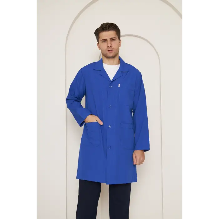 İş Önlüğü Alpaka Sax Mavi Erkek