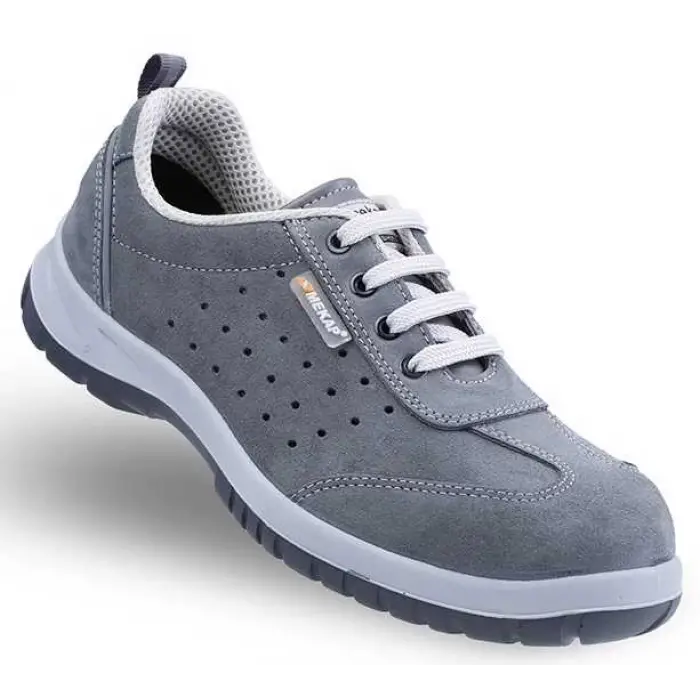 Mekap Jeriko 240-01 S1 Gri Süet Çelik Burunlu