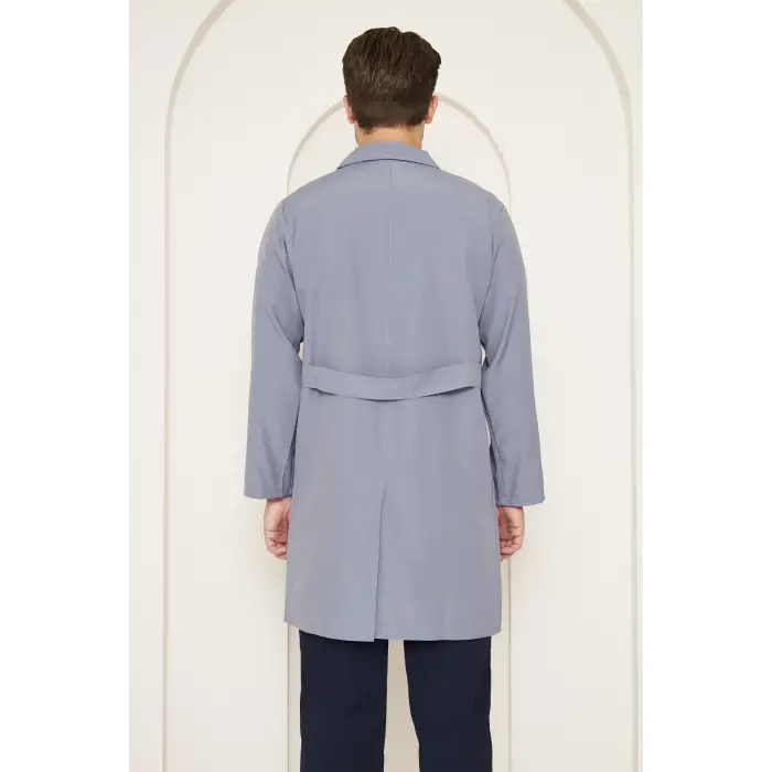 Mervem Erkek Gri İş Önlüğü Alpaka