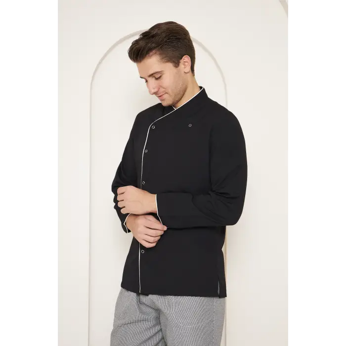 Mervem Siyah Aşçı Ceketi