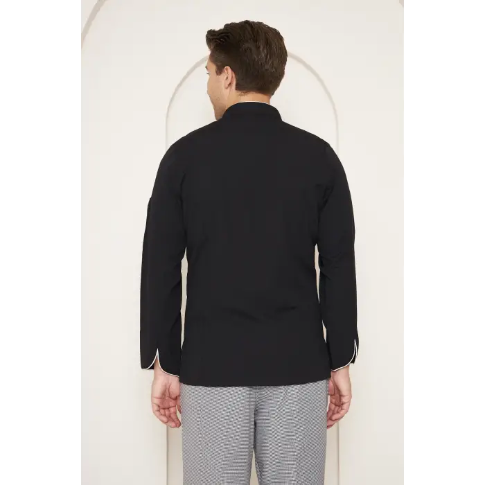 Mervem Siyah Aşçı Ceketi