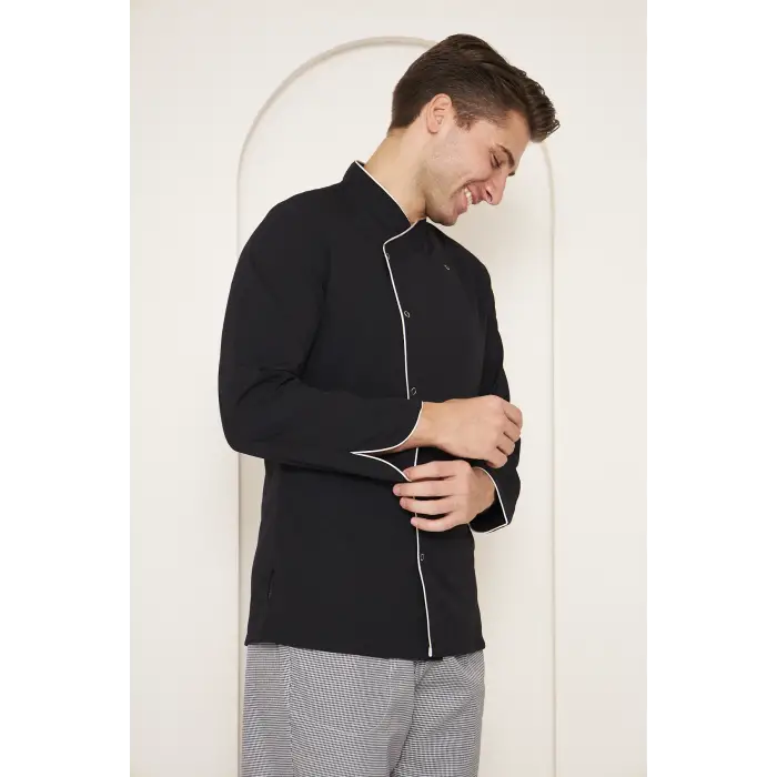 Mervem Siyah Aşçı Ceketi