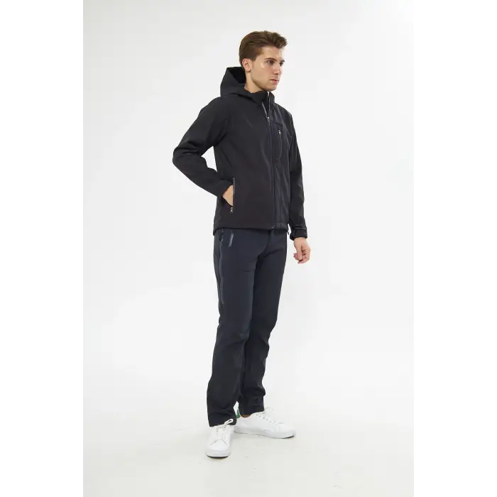 Orange Safety Gri Softshell Mont Ceket ve Pantolon Takım