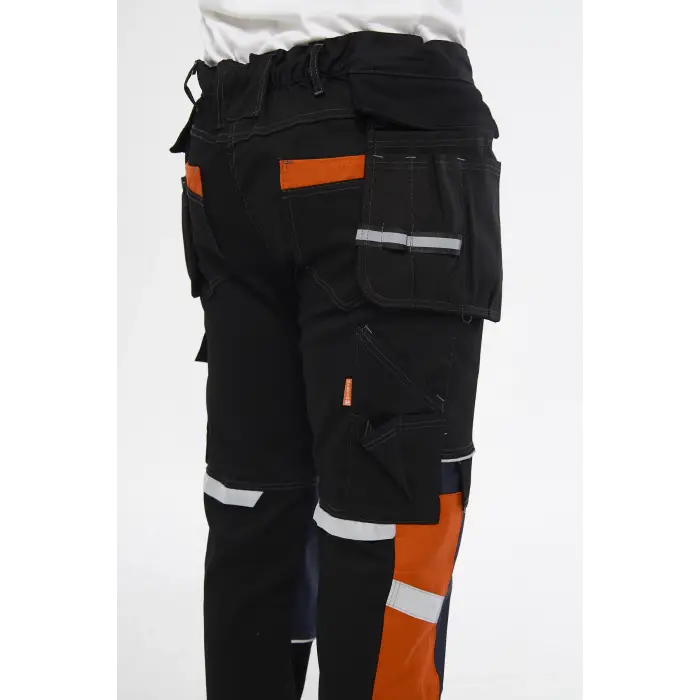 Orange Safety Harman Karışımı Likrali Tactical Pantolon