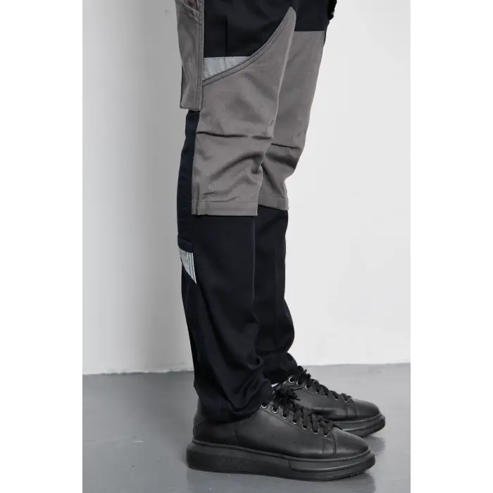 Orange Safety Harman Pantolon Mısır Siyah-Gri İş Pantolonu