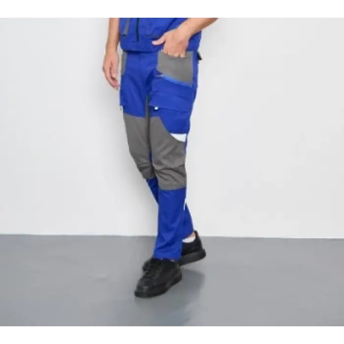 Orange Safety Sax Mavi Atina Harman Karışımı Pantolon