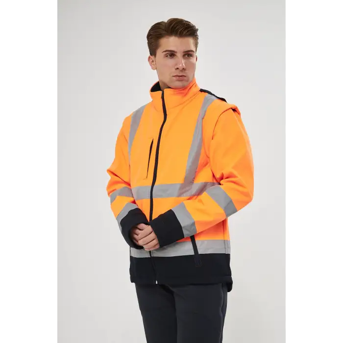 Orange Safety Turuncu Softshell Mont Reflektörlü